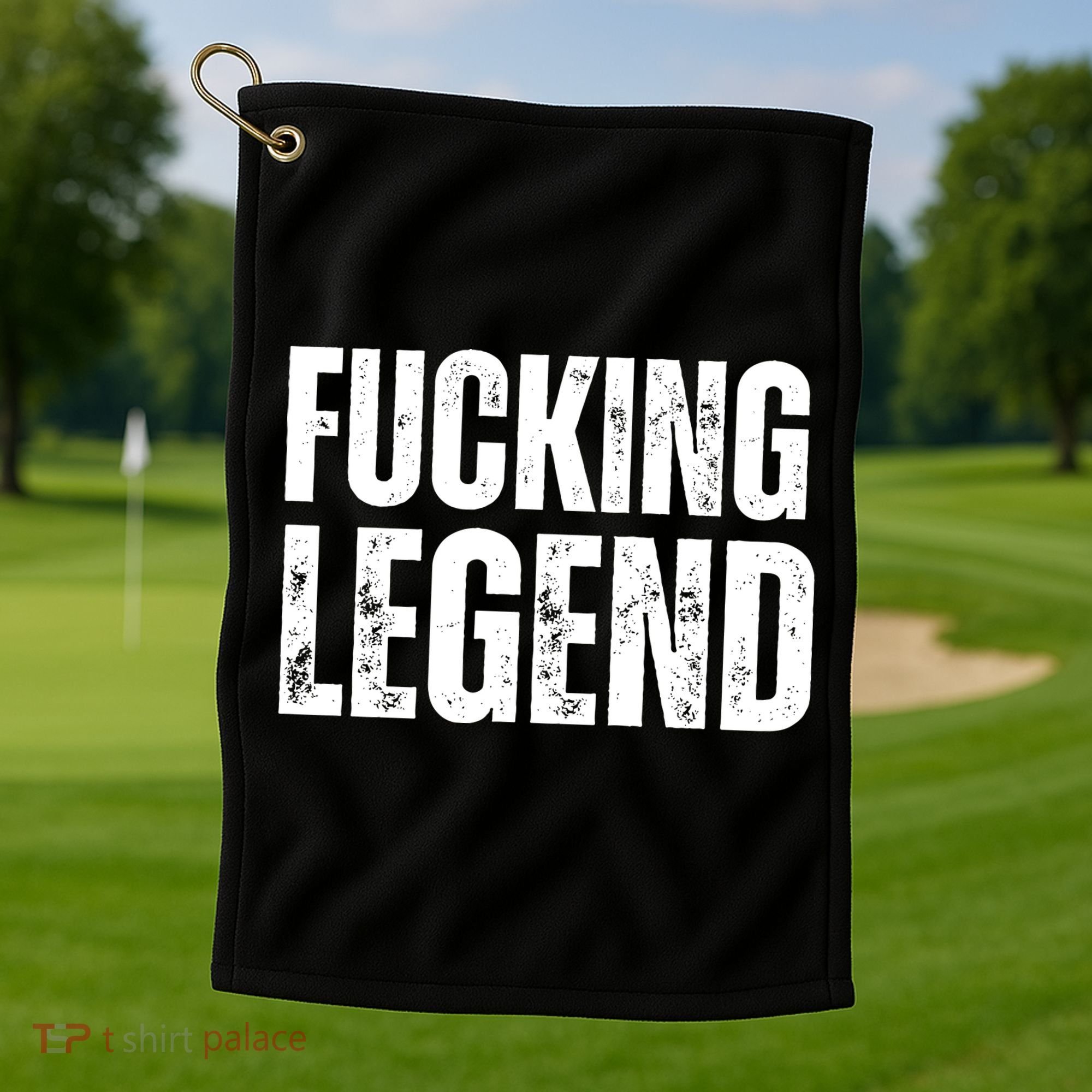 Fucking Legend Internet Social Media Insta Trending Golf Towel