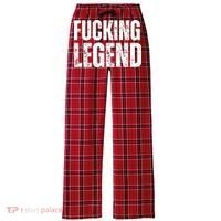 Fucking Legend Internet Social Media Insta Trending Women's Flannel Plaid Pajama Pants thumb 0