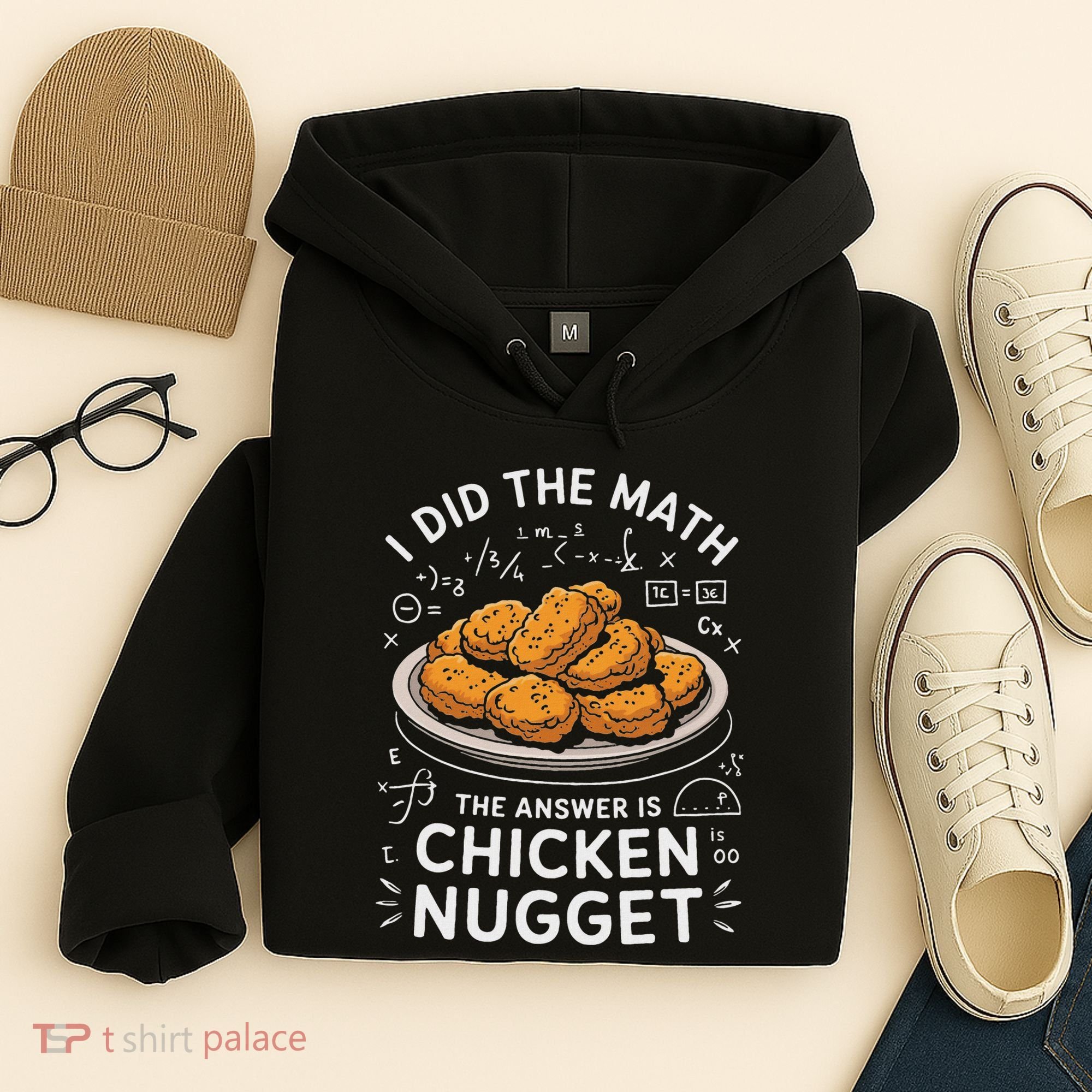 Food Lovers I Did The Math Answer Is Chicken Nugget Hoodie