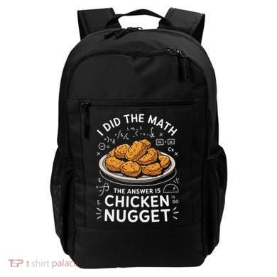 Food Lovers I Did The Math Answer Is Chicken Nugget Backpack