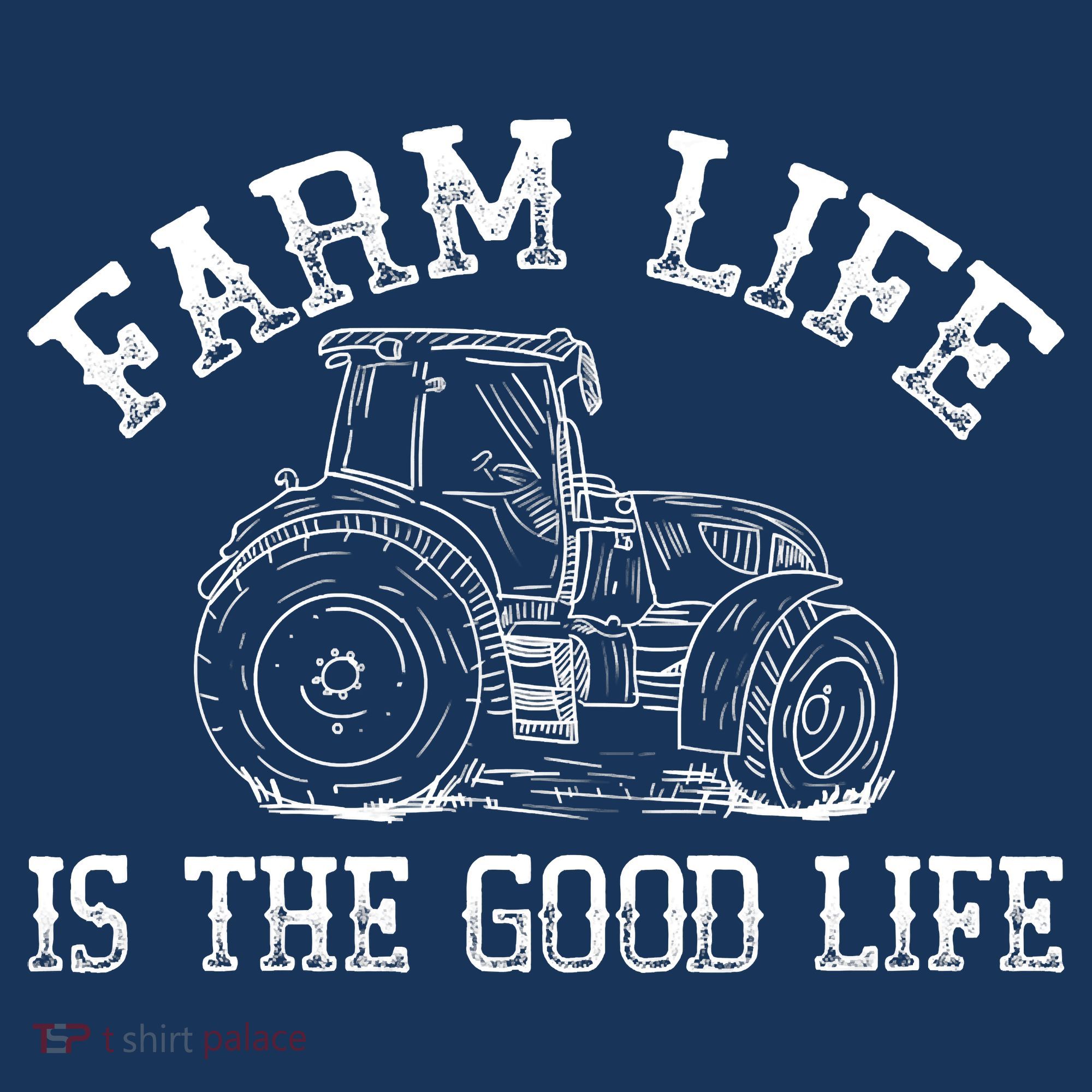 Farm Life Is The Good Life Farmer Tractor Women's Hoodie