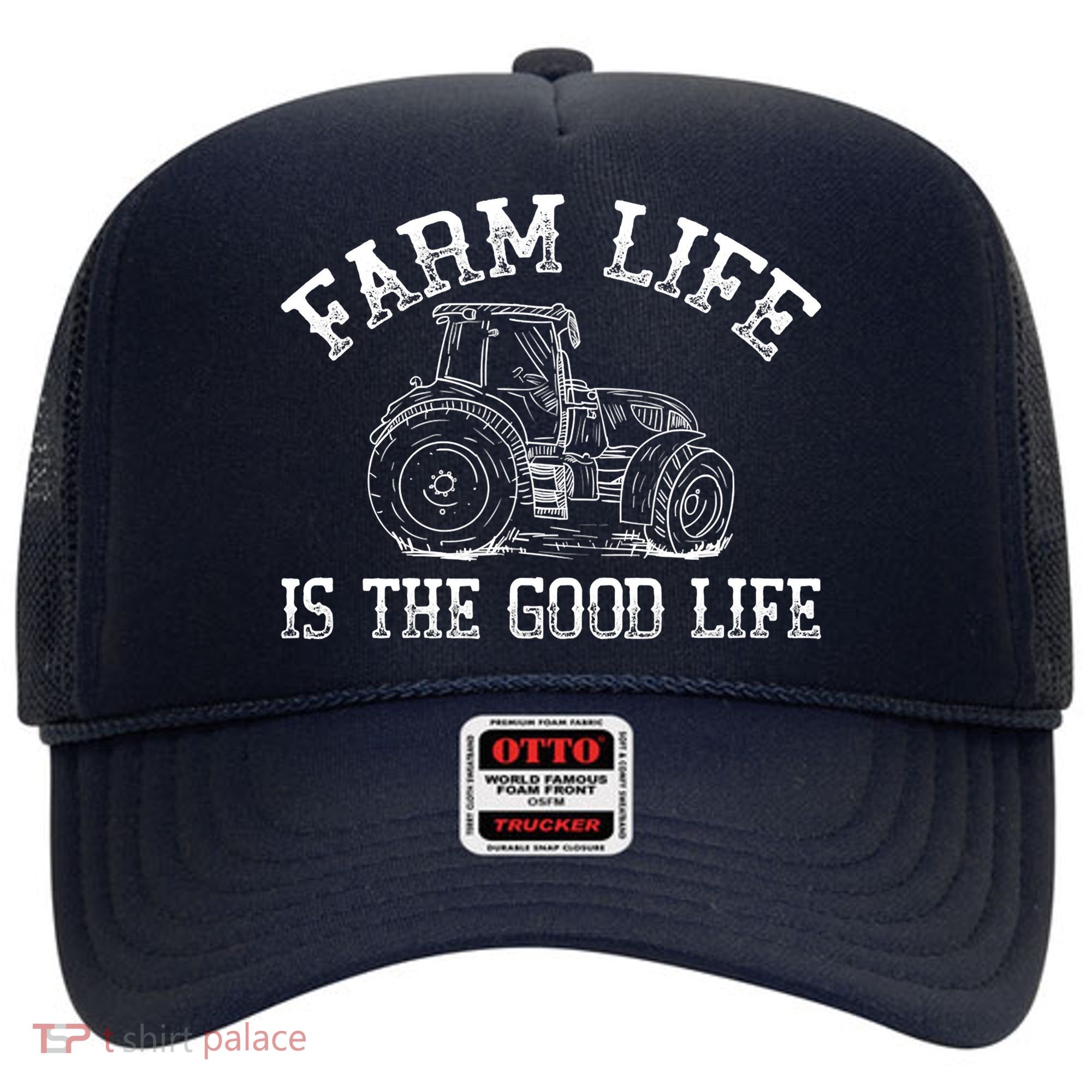 Farm Life Is The Good Life Farmer Tractor Hat