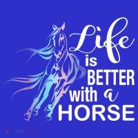 Funny Life Is Better With A Horse Gift Girls & Ladies Horses Gift Women's Tank Top thumb 5