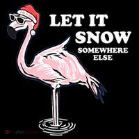 Flamingo Let It Snow Somewhere Else Christmas Gift Coffee Mug thumb 5