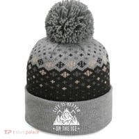 Funny Life Is Better On The Ice Mountaineering Snow Ice Climber Funny The Baniff Cuffed Pom Beanie thumb 0