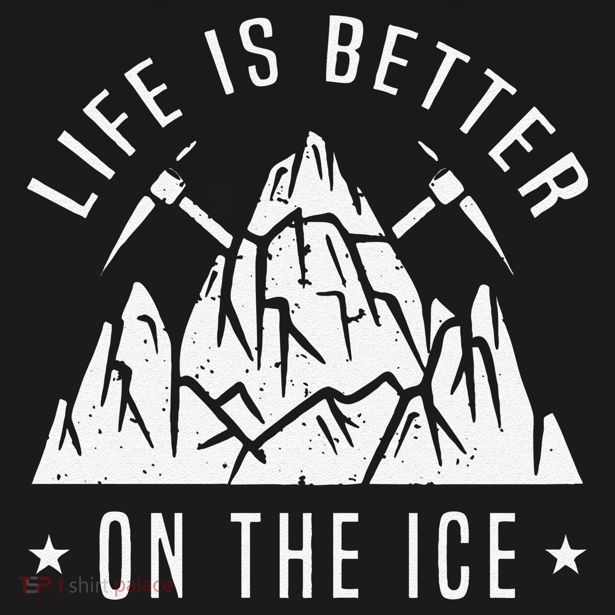 Funny Life Is Better On The Ice Mountaineering Snow Ice Climber Funny Baby Long Sleeve Bodysuit