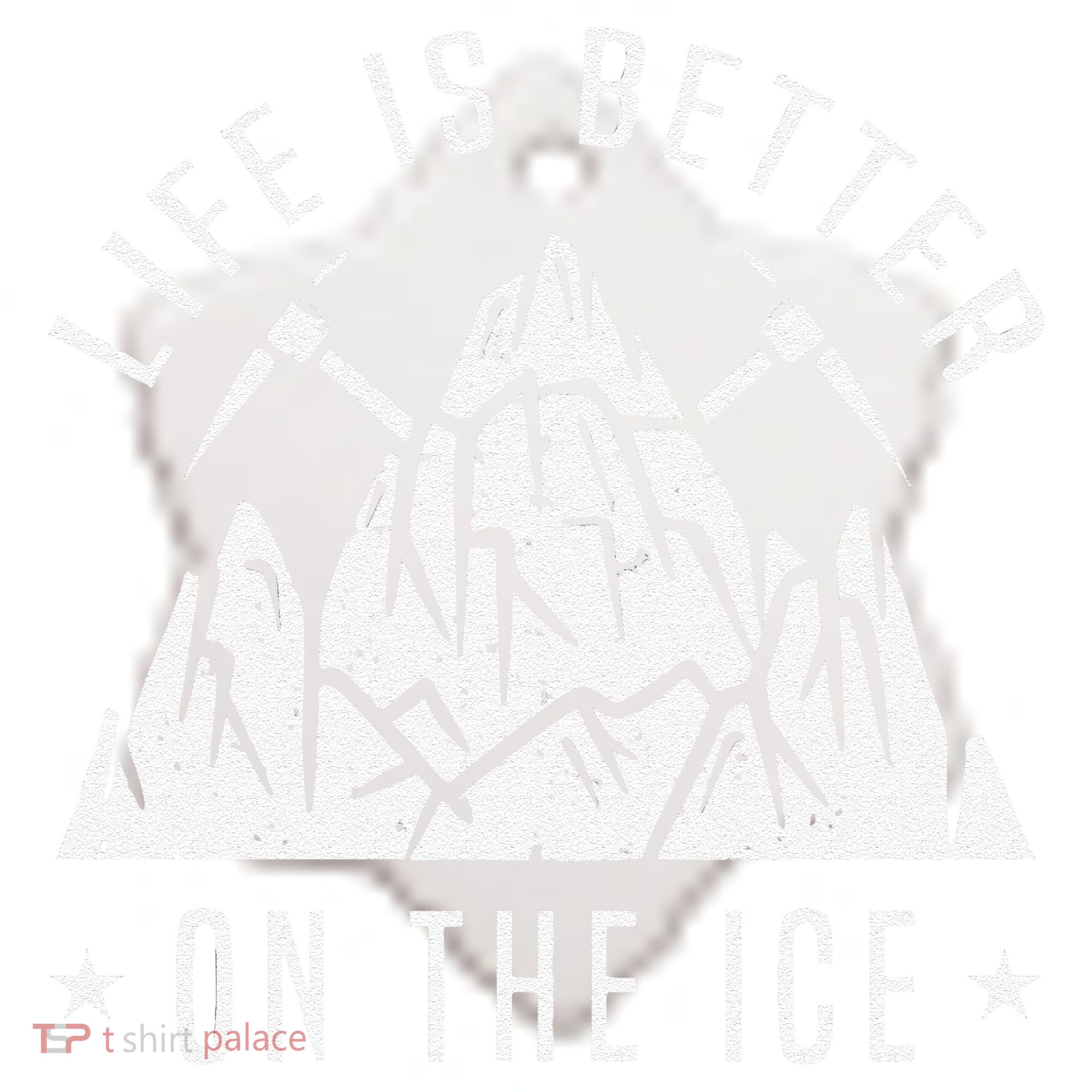 Funny Life Is Better On The Ice Mountaineering Snow Ice Climber Funny Ceramic Ornament