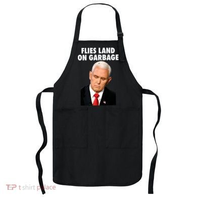 Flies Land On Garbage Mike Pence Debate Fly Apron