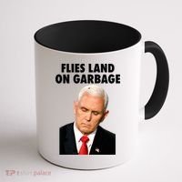 Flies Land On Garbage Mike Pence Debate Fly Coffee Mug thumb 1
