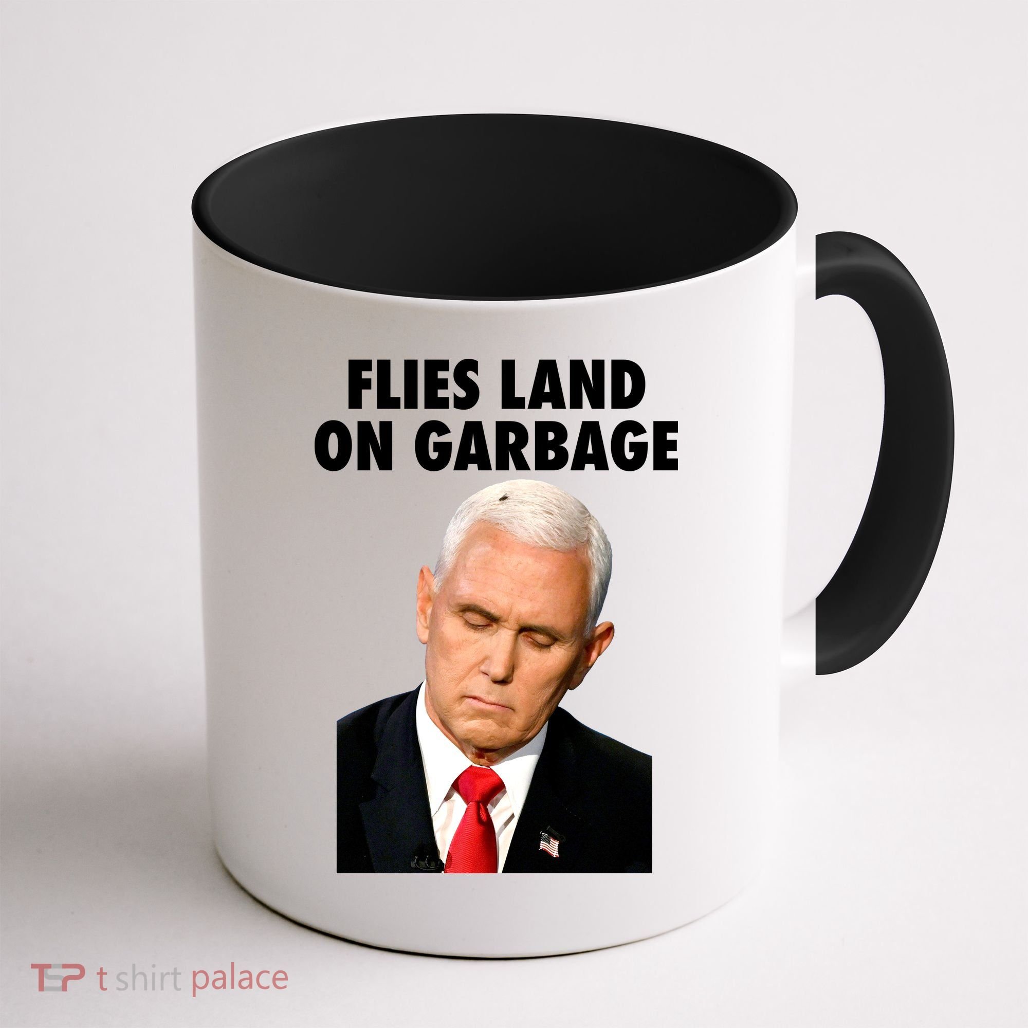 Flies Land On Garbage Mike Pence Debate Fly Coffee Mug