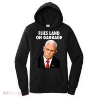 Flies Land On Garbage Mike Pence Debate Fly Women's Hoodie thumb 0