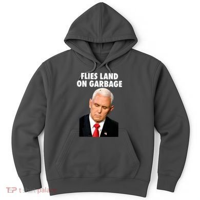 Flies Land On Garbage Mike Pence Debate Fly Hoodie