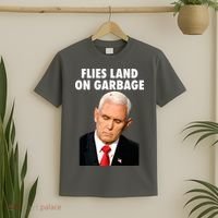 Flies Land On Garbage Mike Pence Debate Fly T-Shirt thumb 2