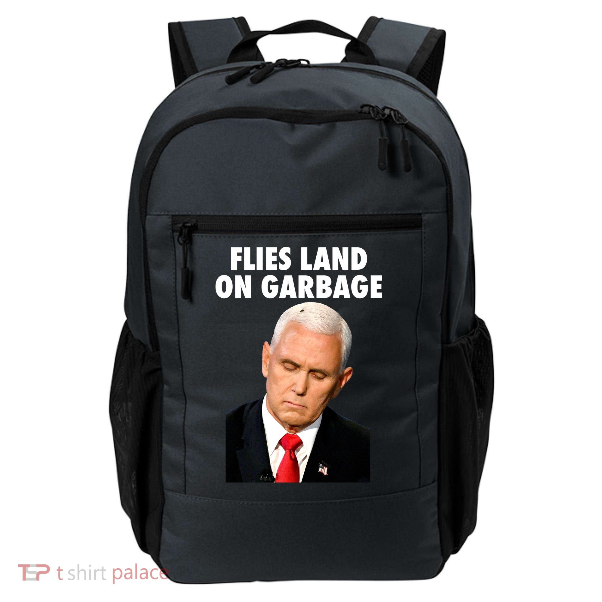 Flies Land On Garbage Mike Pence Debate Fly Backpack