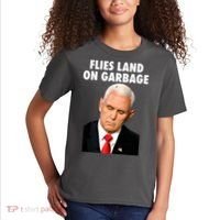 Flies Land On Garbage Mike Pence Debate Fly Kids T-Shirt thumb 2