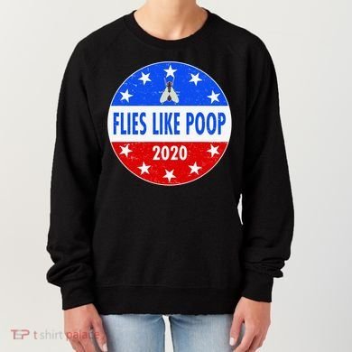 Flies Like Poop Emblem Mike Pence Fly Women's Sweatshirt