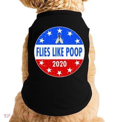 Flies Like Poop Emblem Mike Pence Fly Doggie Tank