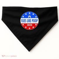 Flies Like Poop Emblem Mike Pence Fly USA-Made Doggie Bandana thumb 0