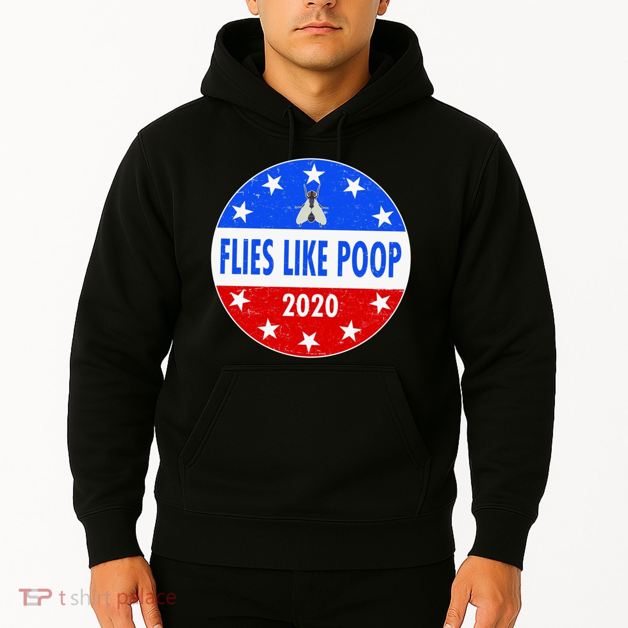 Flies Like Poop Emblem Mike Pence Fly Hoodie