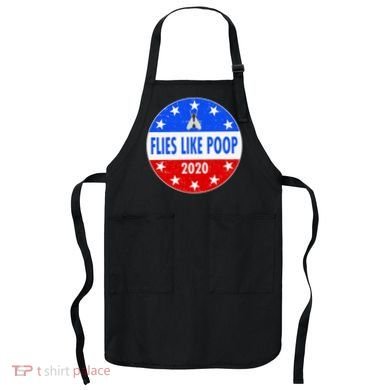 Flies Like Poop Emblem Mike Pence Fly Apron