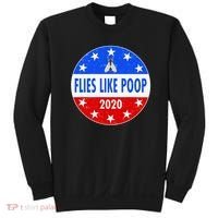 Flies Like Poop Emblem Mike Pence Fly Sweatshirt thumb 0