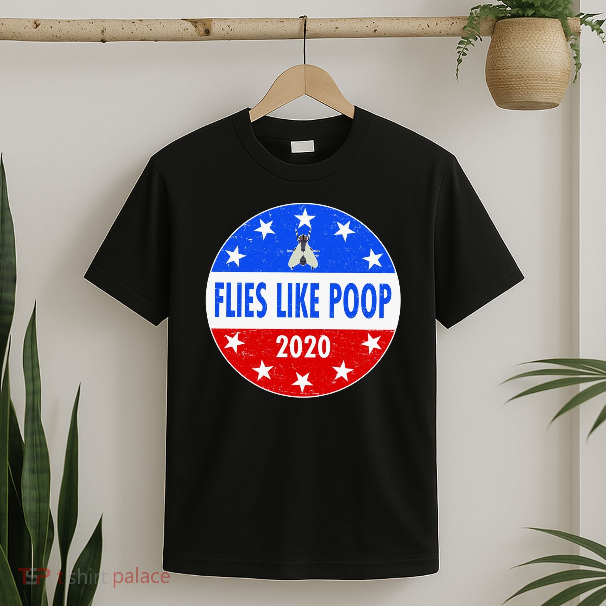Flies Like Poop Emblem Mike Pence Fly T-Shirt