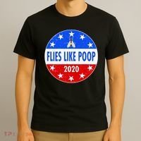 Flies Like Poop Emblem Mike Pence Fly T-Shirt thumb 3