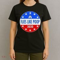 Flies Like Poop Emblem Mike Pence Fly T-Shirt thumb 4