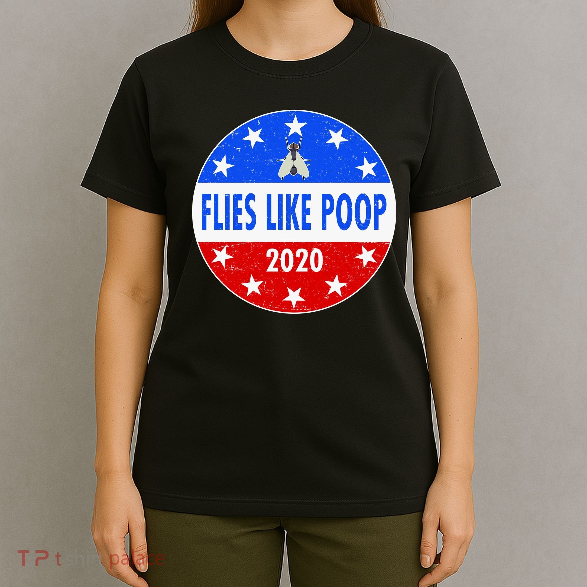 Flies Like Poop Emblem Mike Pence Fly T-Shirt