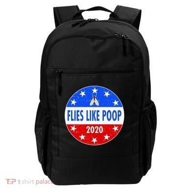 Flies Like Poop Emblem Mike Pence Fly Backpack