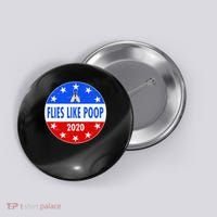 Flies Like Poop Emblem Mike Pence Fly Button thumb 0
