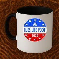 Flies Like Poop Emblem Mike Pence Fly Coffee Mug thumb 2