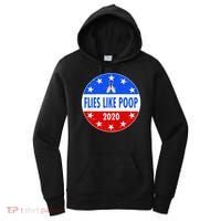 Flies Like Poop Emblem Mike Pence Fly Women's Hoodie thumb 0