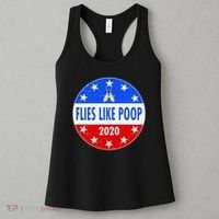 Flies Like Poop Emblem Mike Pence Fly Women's Tank Top thumb 3