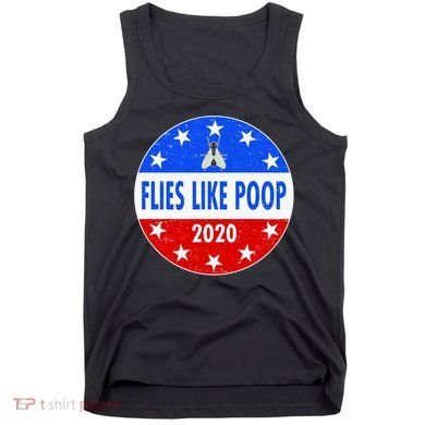 Flies Like Poop Emblem Mike Pence Fly Tank Top