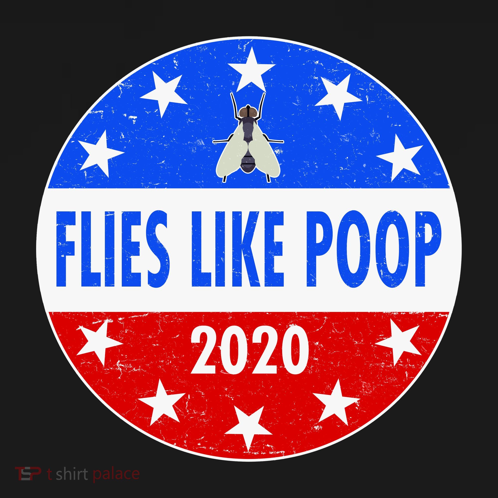 Flies Like Poop Emblem Mike Pence Fly Tank Top