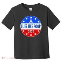 Flies Like Poop Emblem Mike Pence Fly Toddler T-Shirt thumb 0