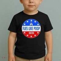 Flies Like Poop Emblem Mike Pence Fly Toddler T-Shirt thumb 2