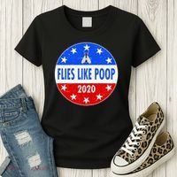 Flies Like Poop Emblem Mike Pence Fly Women's T-Shirt thumb 3