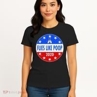 Flies Like Poop Emblem Mike Pence Fly Women's T-Shirt thumb 4