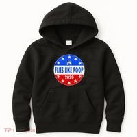 Flies Like Poop Emblem Mike Pence Fly Kids Hoodie thumb 0