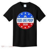 Flies Like Poop Emblem Mike Pence Fly Kids T-Shirt thumb 0