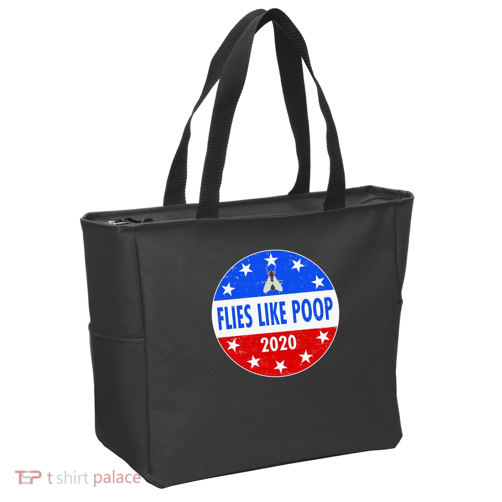 Flies Like Poop Emblem Mike Pence Fly Tote Bag