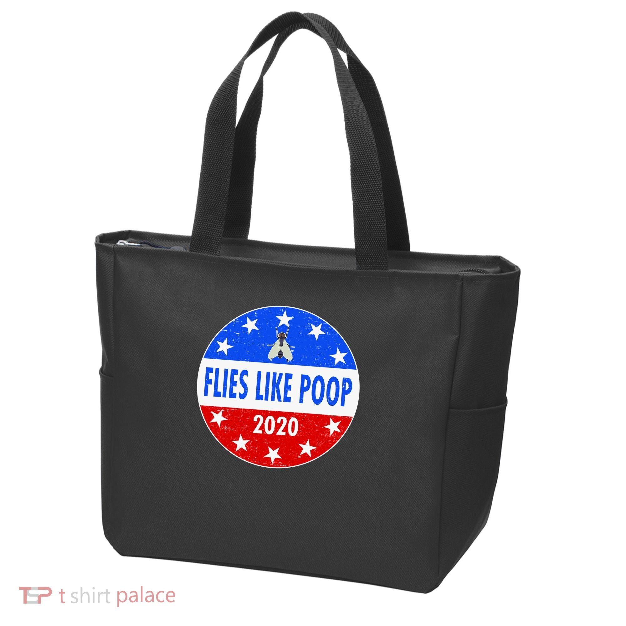 Flies Like Poop Emblem Mike Pence Fly Tote Bag