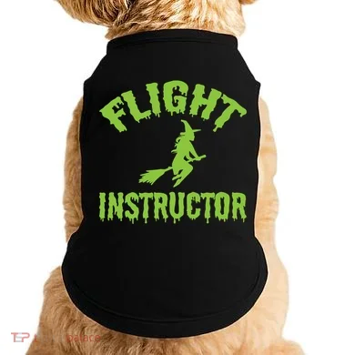 Flight Instructor Witch Doggie Tank