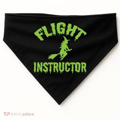 Flight Instructor Witch USA-Made Doggie Bandana