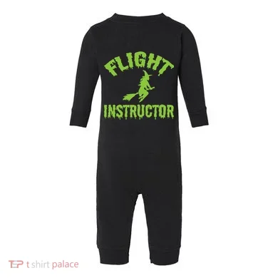 Flight Instructor Witch Infant Fleece One Piece