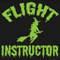 Flight Instructor Witch Sweatshirt thumb 3