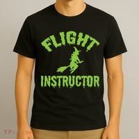 Flight Instructor Witch T-Shirt thumb 3