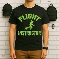 Flight Instructor Witch T-Shirt thumb 6